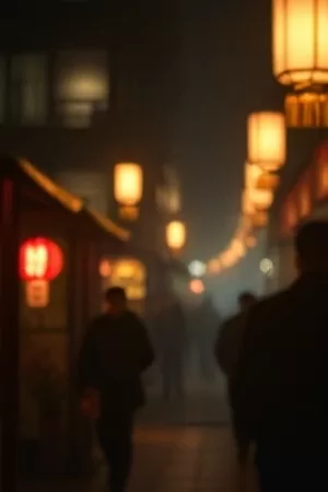 《灯塔守夜人》封面,礁石上的灯塔与翻涌浪花